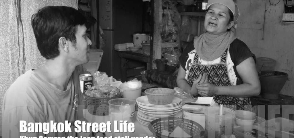 Isan street food vendor in Bangkok