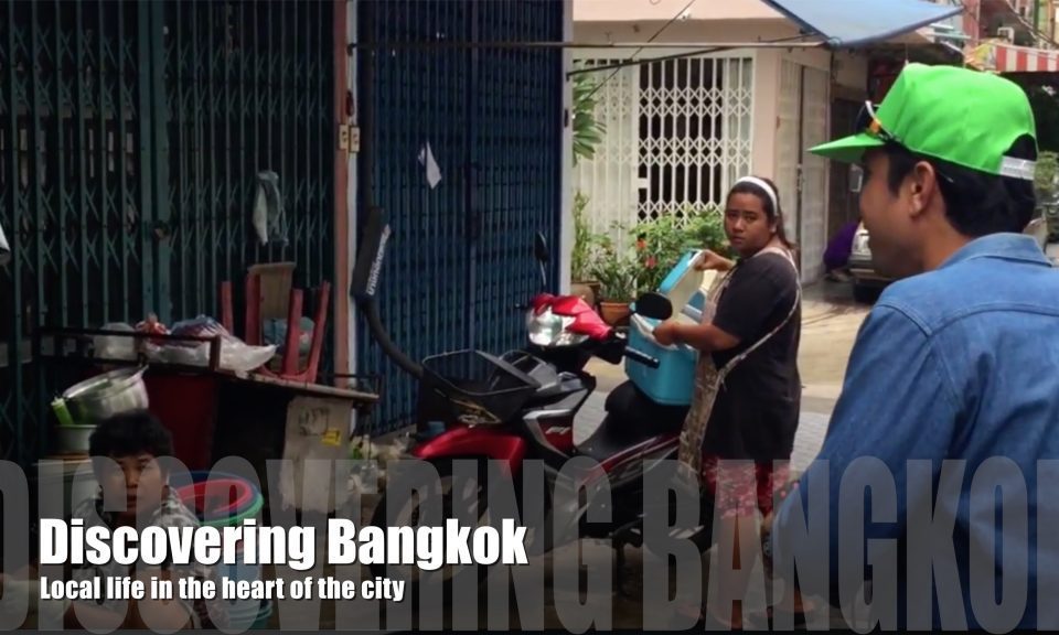 People in the local streets of Bangkok