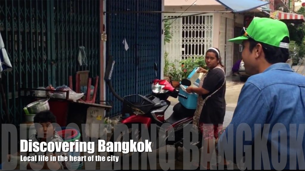 People in the local streets of Bangkok