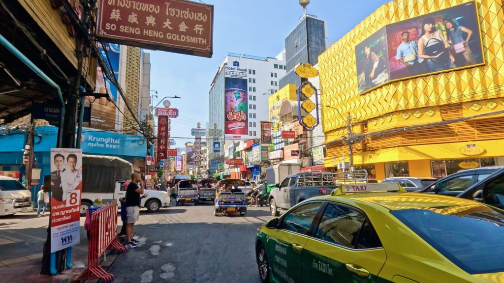 Yaowarat Road Chinatown Bangkok afternoon street life