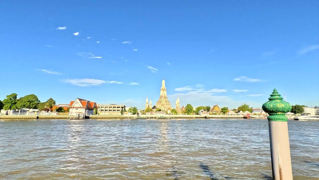 View across the Chao Phraya River from Wat Pho Pier